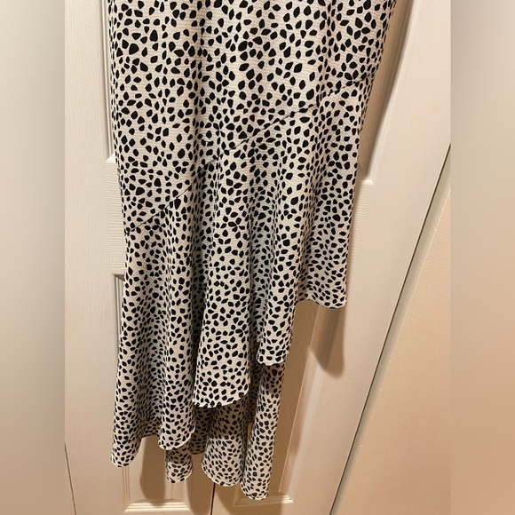 Worn Once!Beautiful BCX ColdShoulder Adjustable Strap Asymmetrical Hemline Dress - Picture 5 of 11